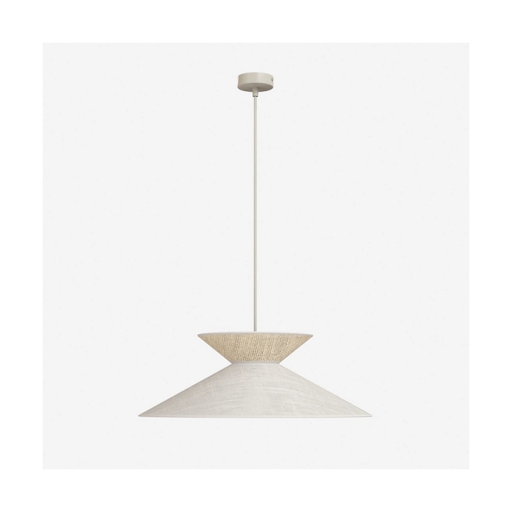 Lampa wisząca SOFTA 1 MOKKA RATTAN - Emibig