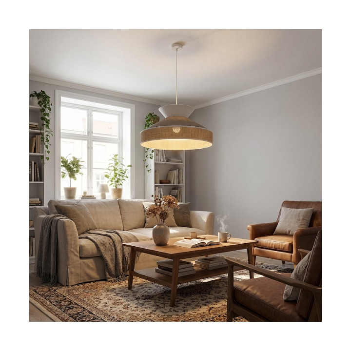 Lampa wisząca SIESTA 1 BROWN - Emibig
