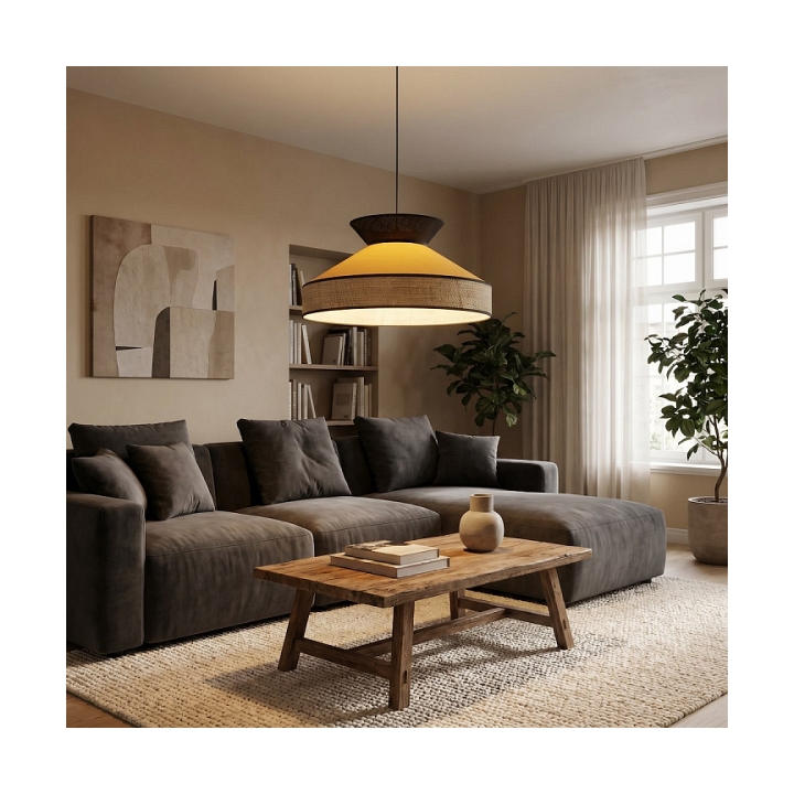 Lampa wisząca SIESTA 1 ORANGE - Emibig