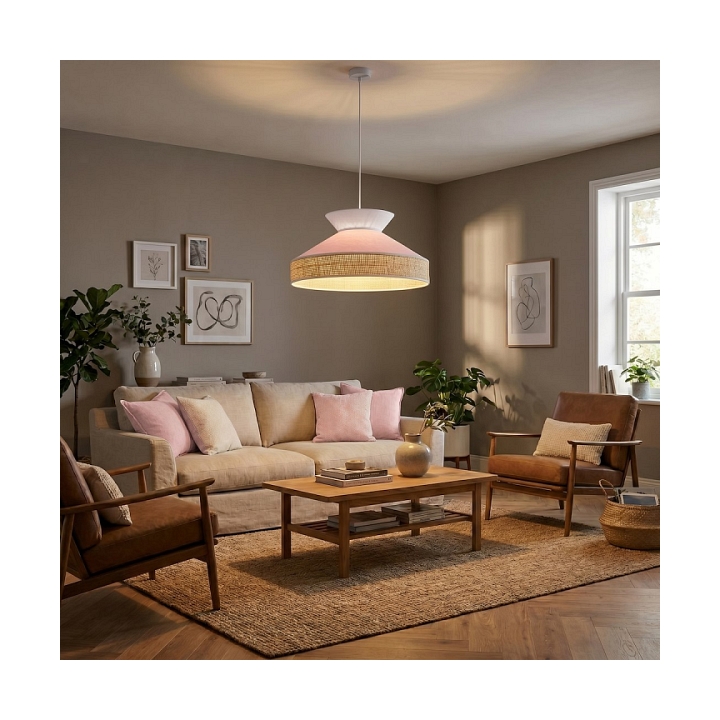 Lampa wisząca SIESTA 1 ROSE - Emibig