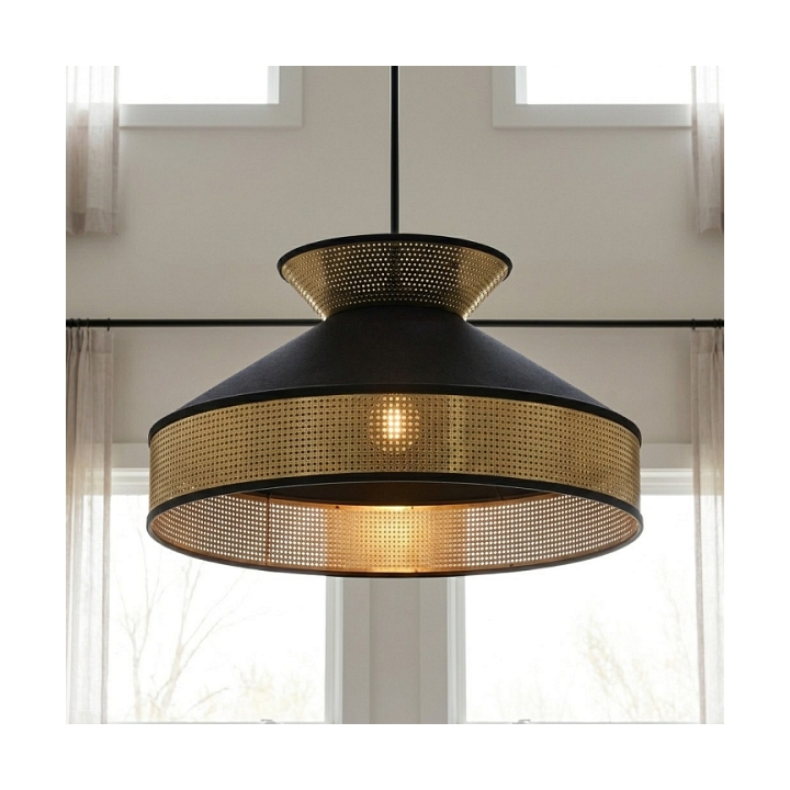 Lampa wisząca SIESTA 1 BLACK GOLD - Emibig