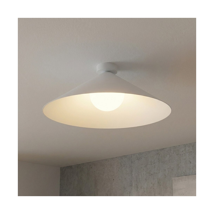Lampa sufitowa MONO 1L PLAFON WHITE OPAL - Emibig