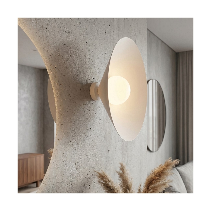 Kinkiet MONO K1L WHITE OPAL - Emibig