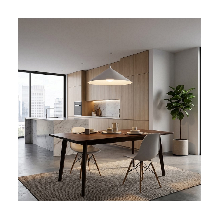 Lampa sufitowa MONO 1L WHITE OPAL - Emibig