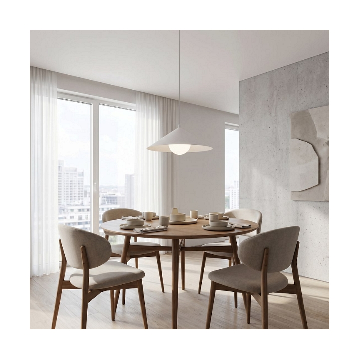 Lampa sufitowa MONO 1M WHITE OPAL - Emibig