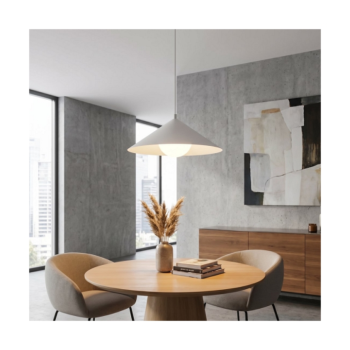 Lampa sufitowa MONO 1M WHITE OPAL - Emibig
