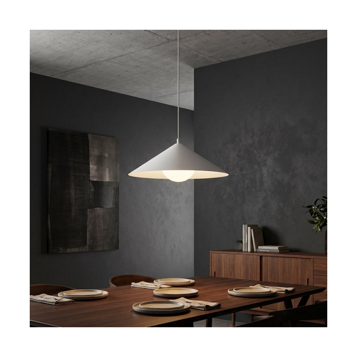 Lampa sufitowa MONO 1M WHITE OPAL - Emibig