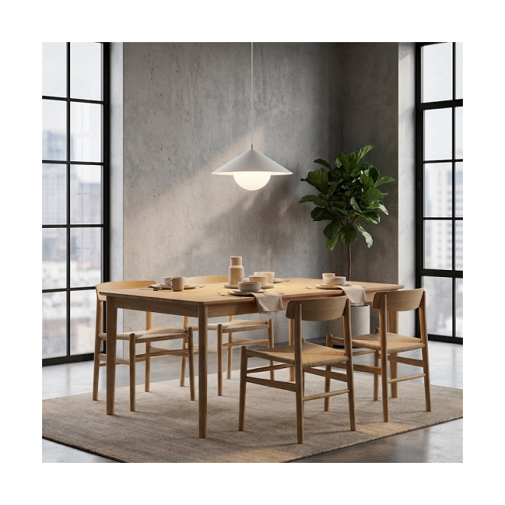 Lampa sufitowa MONO 1S WHITE OPAL - Emibig