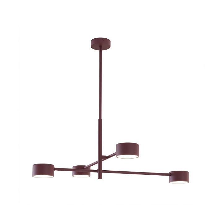 Lampa sufitowa NATSU 4BURGUNDY - Emibig