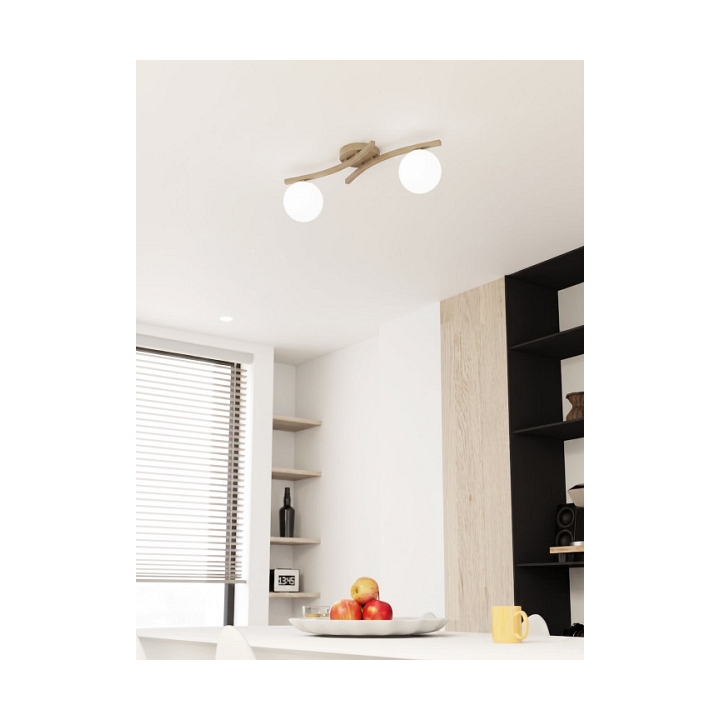 Lampa sufitowa OPUS 2 MOKKA OPAL - Emibig