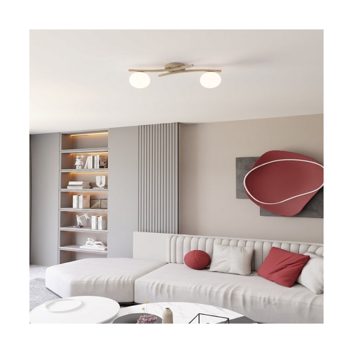 Lampa sufitowa OPUS 2 MOKKA OPAL - Emibig