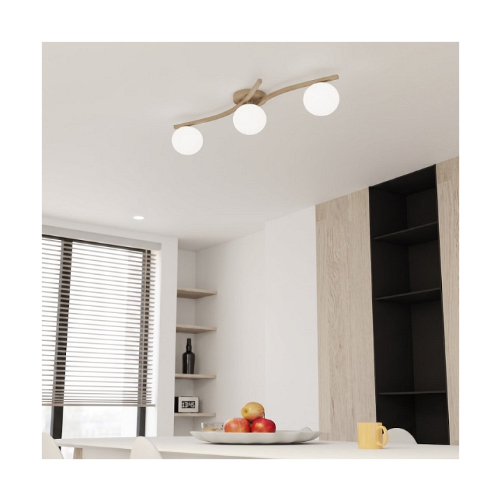 Lampa sufitowa OPUS 3 MOKKA OPAL - Emibig
