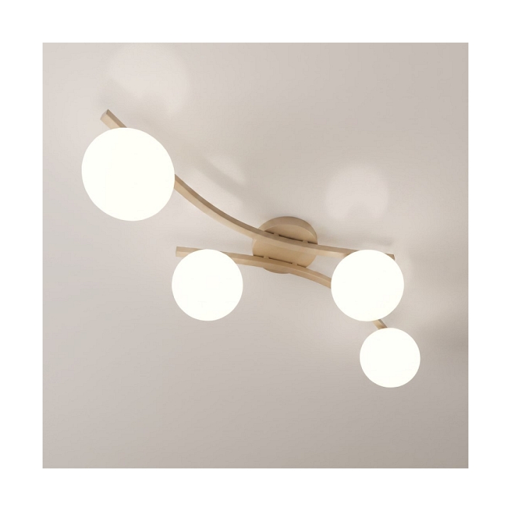 Lampa sufitowa OPUS 4 MOKKA OPAL - Emibig