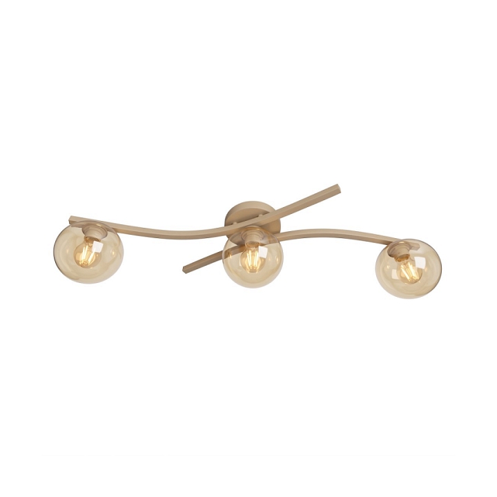 Lampa sufitowa OPUS 3 MOKKA AMBER - Emibig