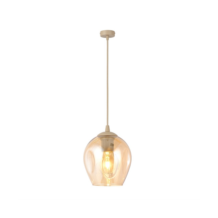 Lampa wisząca ISTAR 1 MOKKA AMBER - Emibig