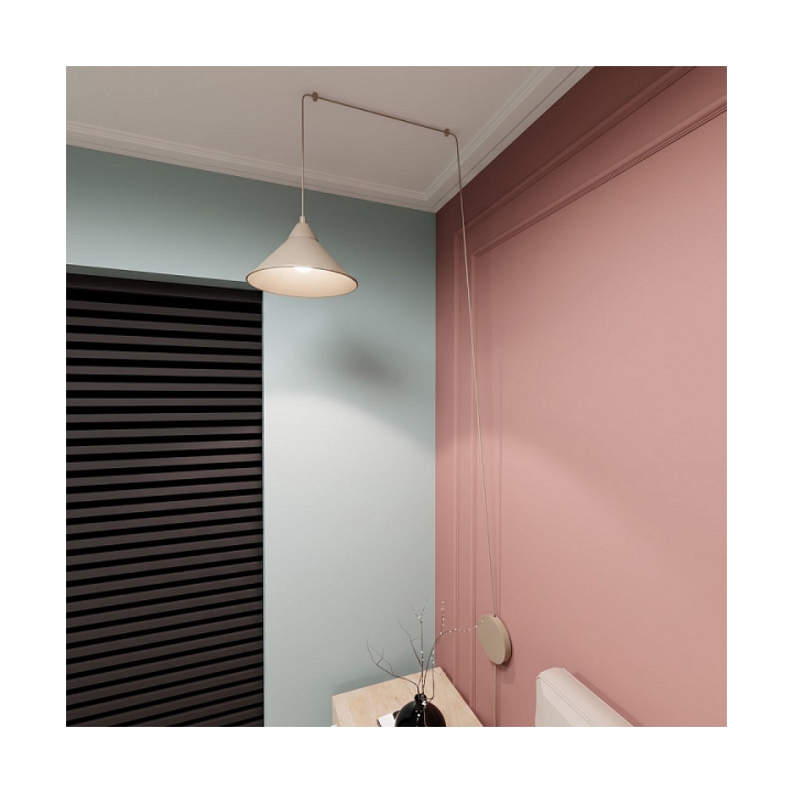 Lampa wisząca ABRAMO 1 MOKKA - Emibig