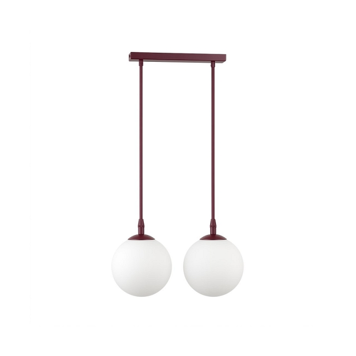 Lampa wisząca COSMO 2 BURGUNDY OPAL - Emibig