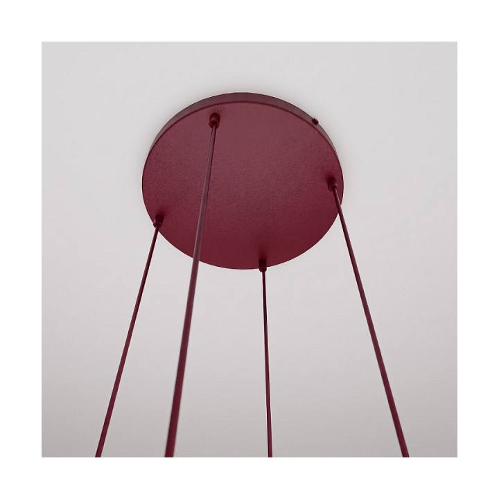Lampa wisząca COSMO 4PREM BURGUNDY OPAL - Emibig
