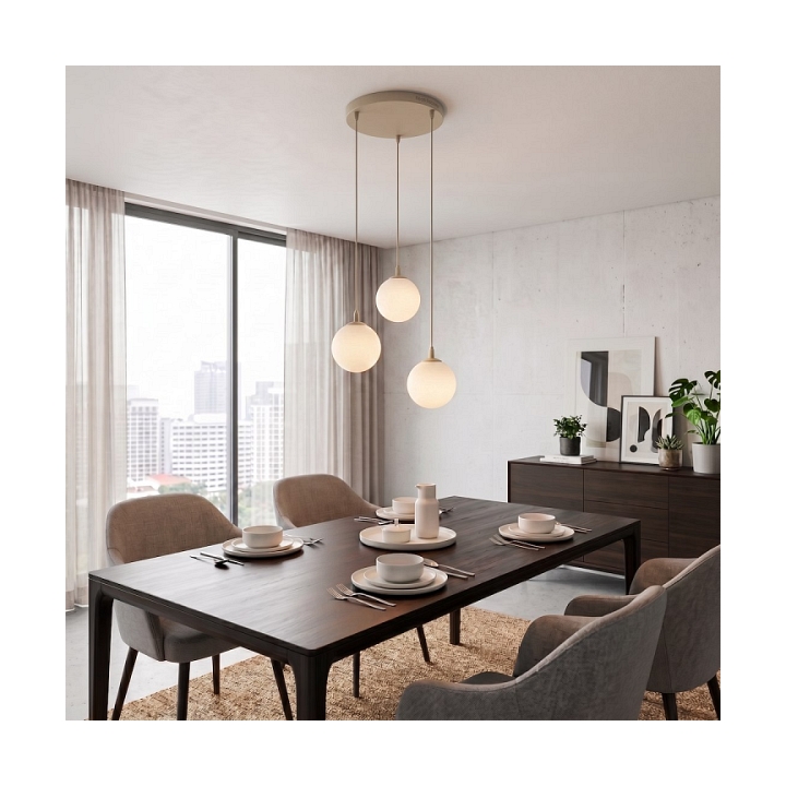 Lampa wisząca COSMO 3PREM MOKKA OPAL - Emibig