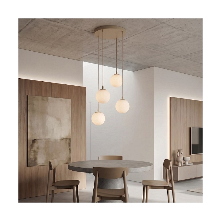Lampa wisząca COSMO 4PREM MOKKA OPAL - Emibig