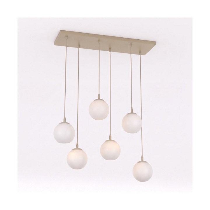 Lampa wisząca COSMO 6 MOKKA OPAL - Emibig