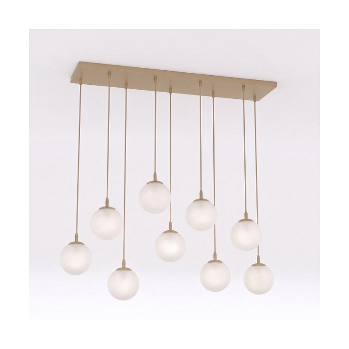 Lampa wisząca COSMO 9 MOKKA OPAL - Emibig