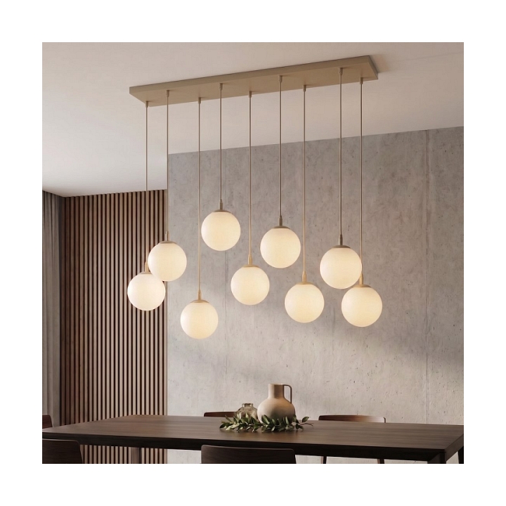 Lampa wisząca COSMO 9 MOKKA OPAL - Emibig