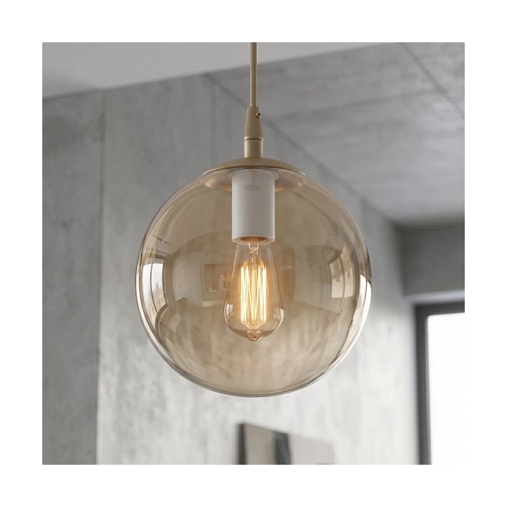 Lampa wisząca COSMO 1 MOKKA AMBER - Emibig