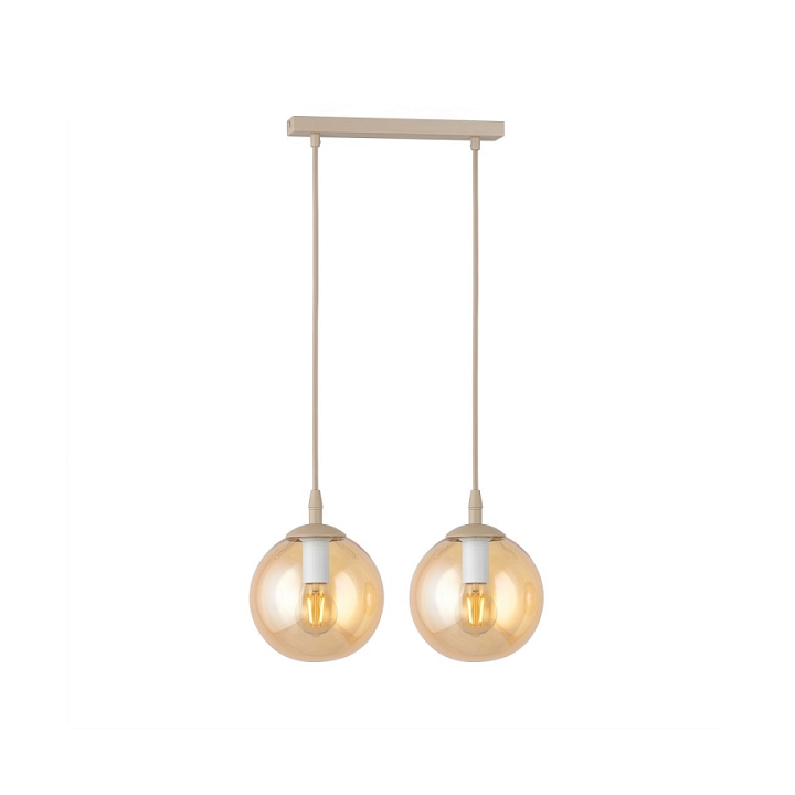 Lampa wisząca COSMO 2 MOKKA AMBER - Emibig