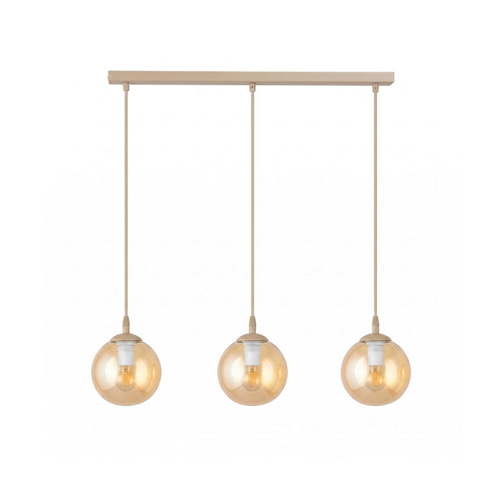 Lampa wisząca COSMO 3 MOKKA AMBER - Emibig