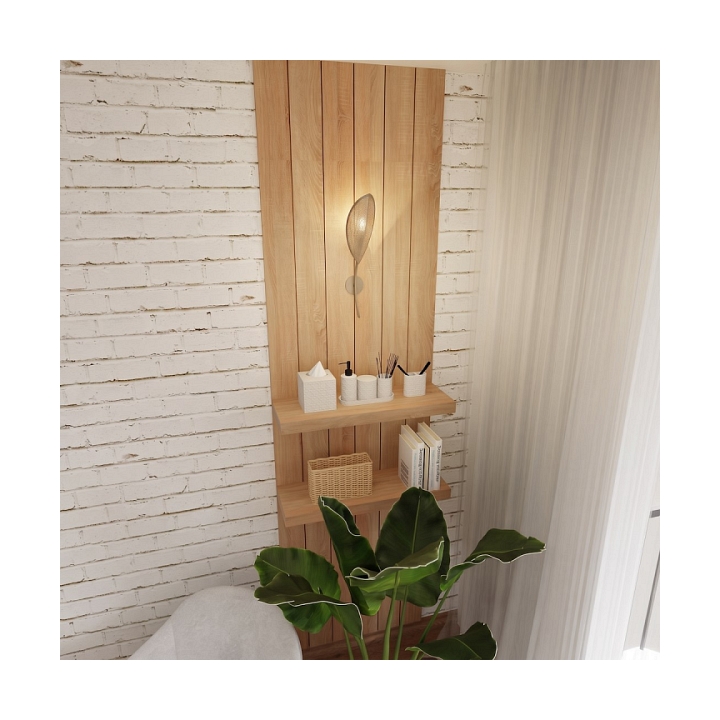Kinkiet LOTUS K1 MOKKA/RATTAN - Emibig