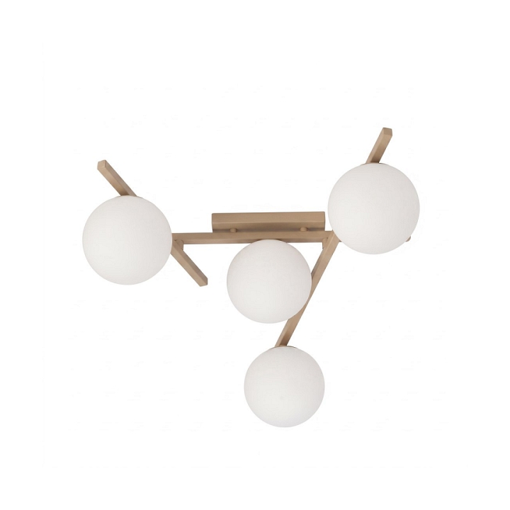 Lampa sufitowa SMART 4 MOKKA OPAL - Emibig