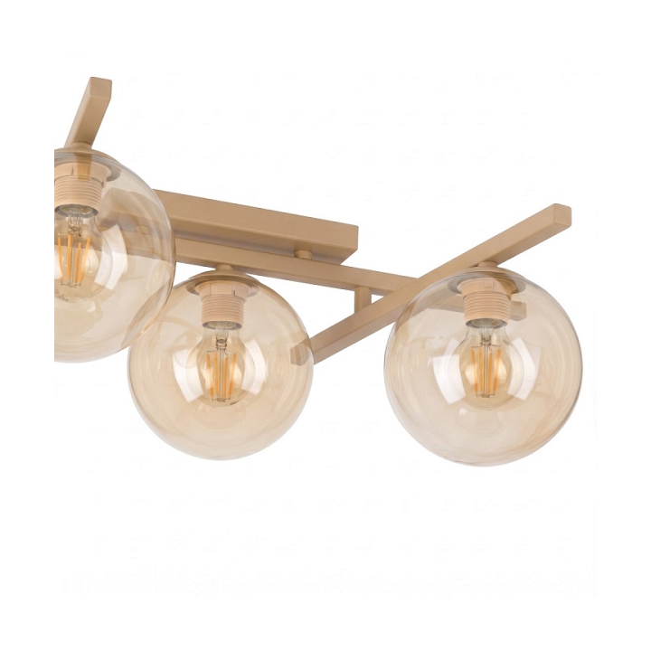 Lampa sufitowa SMART 5 MOKKA AMBER - Emibig