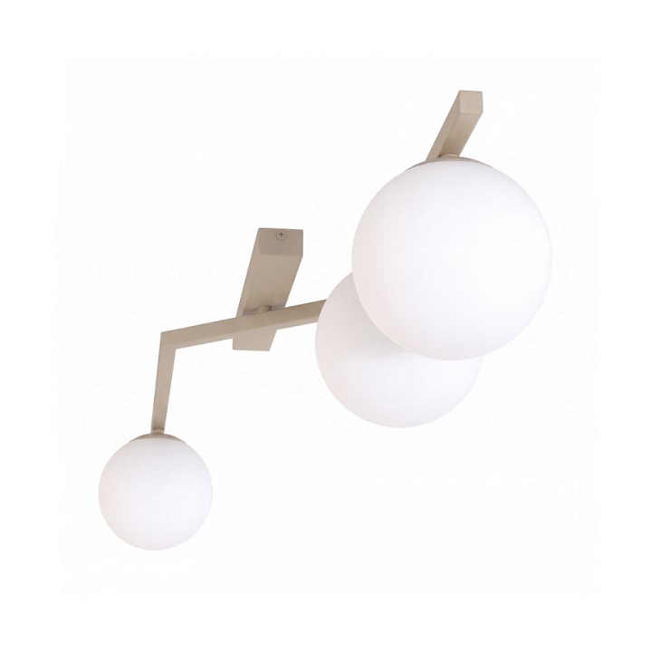 Lampa sufitowa NATON 3 MOKKA OPAL - Emibig