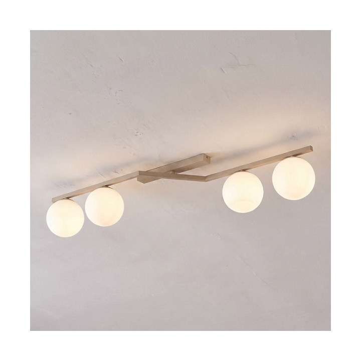 Lampa sufitowa NATON 4 MOKKA OPAL - Emibig
