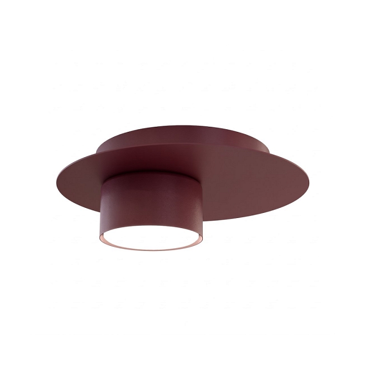 Lampa sufitowa BOLX 1 BURGUNDY - Emibig