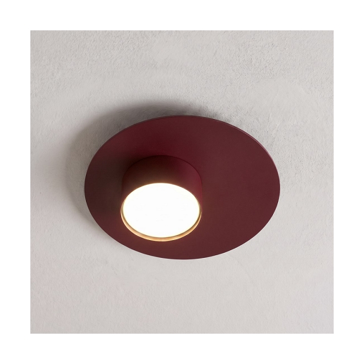 Lampa sufitowa BOLX 1 BURGUNDY - Emibig