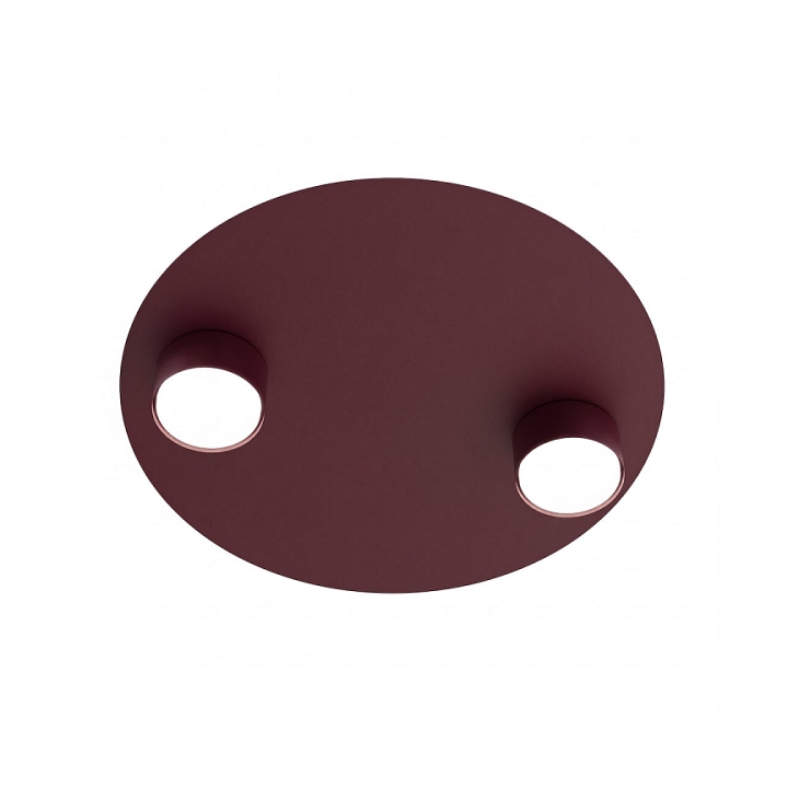 Lampa sufitowa BOLX 2 BURGUNDY - Emibig
