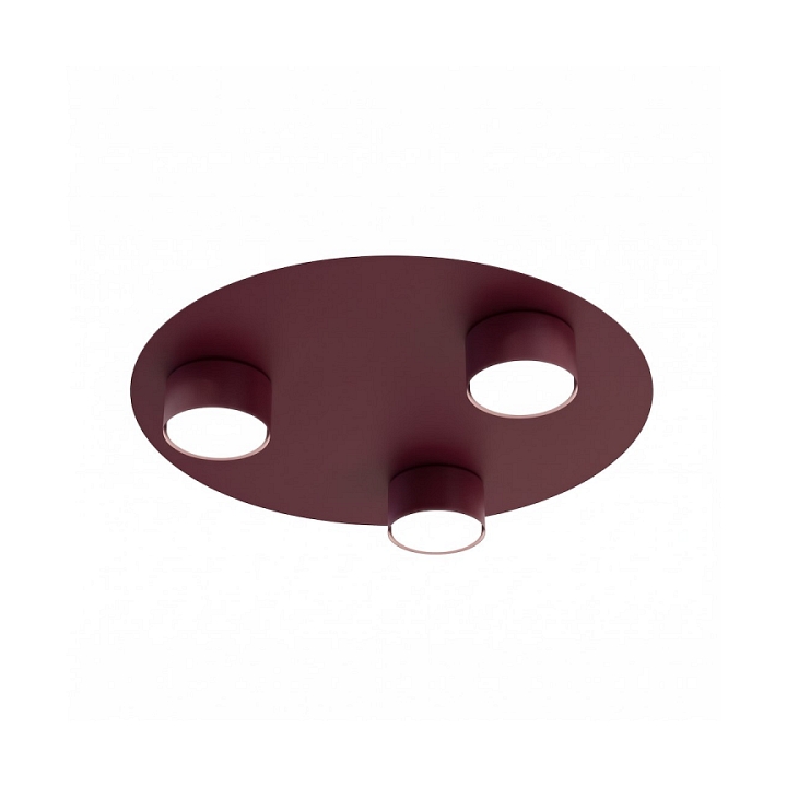 Lampa sufitowa BOLX 3 BURGUNDY - Emibig
