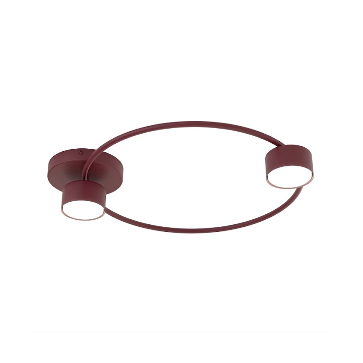 Lampa sufitowa LUCIO 2 BURGUNDY - Emibig