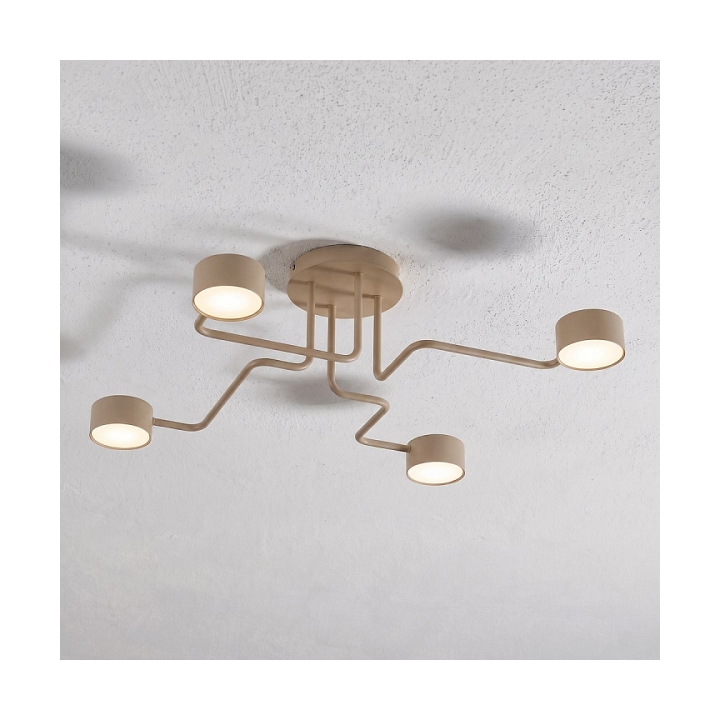 Lampa sufitowa KURAGE 4 MOKKA - Emibig