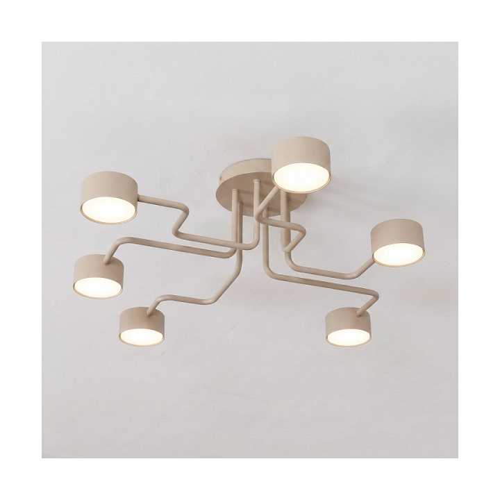 Lampa sufitowa KURAGE 6 MOKKA - Emibig
