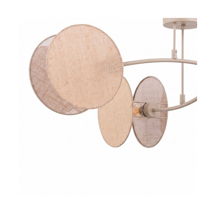 Lampa wisząca MOTIF 4 MOKKA NATURAL - Emibig