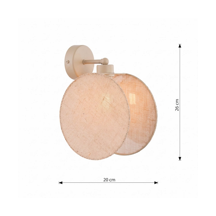 Lampa wisząca MOTIF K1 MOKKA NATURAL - Emibig