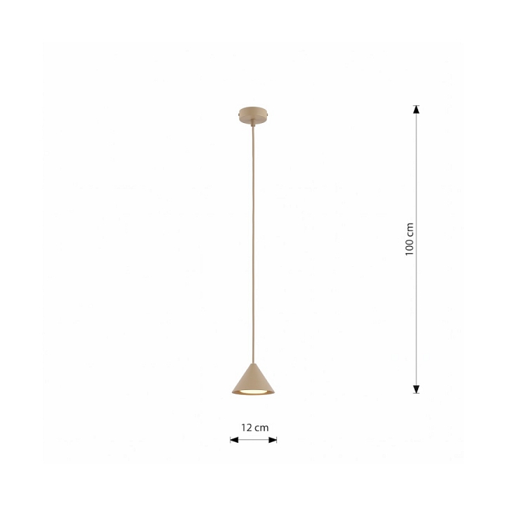 Lampa wisząca ELIT 1 MOKKA - Emibig