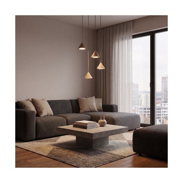 Lampa wisząca ELIT 4 PREMIUM MOKKA - Emibig