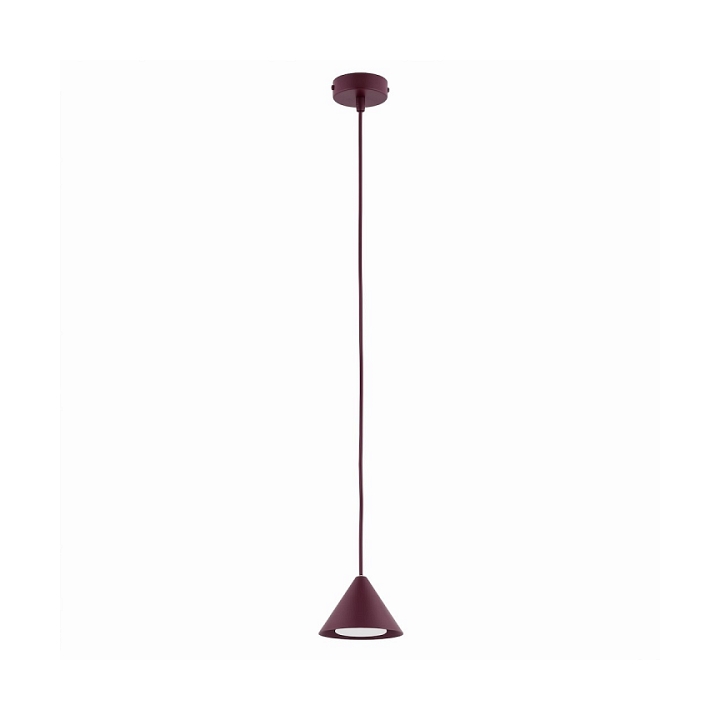 Lampa wisząca ELIT 1 BURGUNDY - Emibig