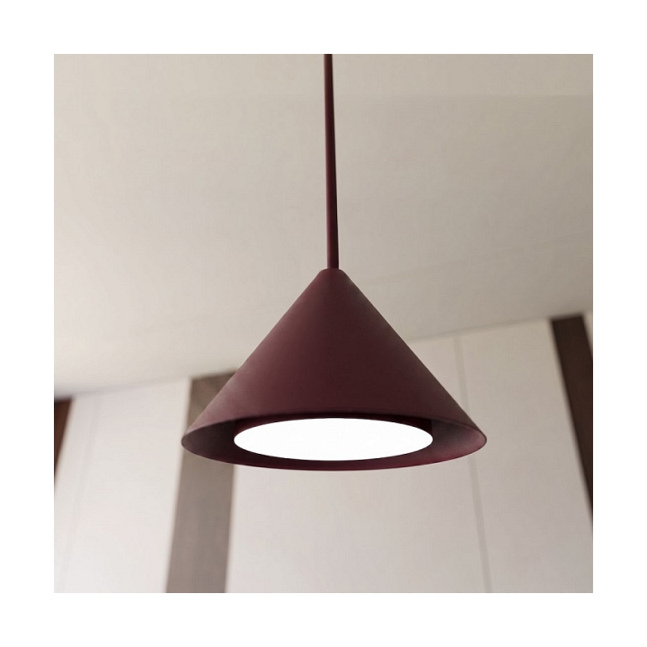 Lampa wisząca ELIT 1 BURGUNDY - Emibig