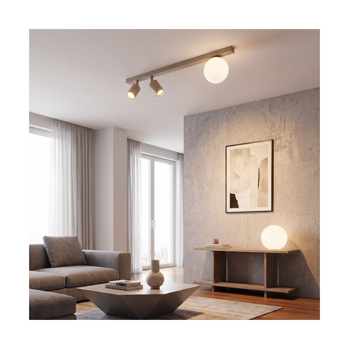 Lampa sufitowa BASTER 3 MOKKA OPAL - Emibig