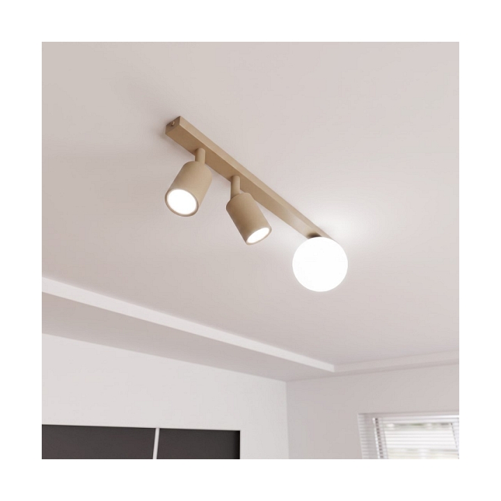 Lampa sufitowa BASTER 3 MOKKA OPAL - Emibig